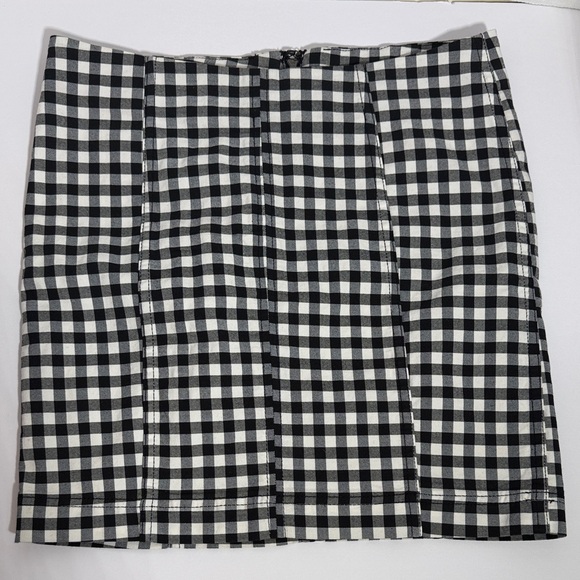 Free People Dresses & Skirts - Free People Black and White Checkered Women's Skirt 8